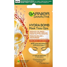 Garnier Skinactive Anti-fatigue Eye Mask With Orange Extract And Hyaluronic Acid X 2 Patches
