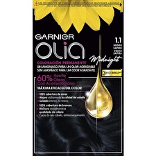 Garnier Olia Coloración Permanente Sin Amoniaco #1.10-negro Zafiro 1 U