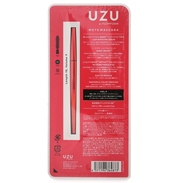 Uzu By Flowfushi Mote Mascara - Vol.9 Black