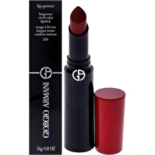 Giorgio Armani Lip Power Longwear Vivid Color Lipstick - 206 Cedar For Women 0.11oz