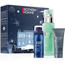 Biotherm Set Biotherm: Aquapower Hydrating Gel For Face 75ml & Homme Eliminates Impurities Cleansing Gel For Face 40ml & Homme Shaving Foam 50ml