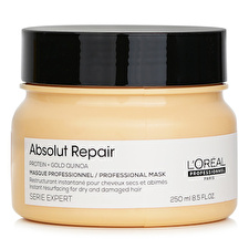 L'Oreal (NB-CN) Professionnel Serie Expert - Absolut Repair Gold Quinoa + Protein Instant Resurfacing Mask (For Dry and Damaged Hair) 250ml/8.5oz