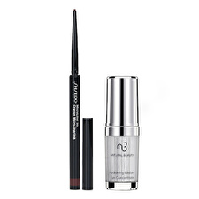 Shiseido MicroLiner Ink Eyeliner - # 03 Plum 0.08g X Natural Beauty Hydrating Radiant Eye Concentrate (Exp Date: 02/2026) 15ml 2pcs