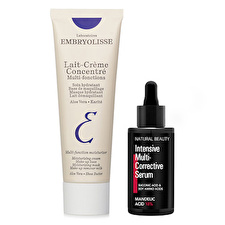 巴黎草莓 Embryolisse Lait Creme Concentre (24-Hour Miracle Cream) 75ml X Natural Beauty Intensive Multi-Corrective Serum - Mandelic Acid 18% (Exp Date: 09/04/2026) 35ml 2pcs