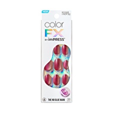 Kiss Self-adhesive Nails Impress Color Fx (walk Out) 30 Pcs