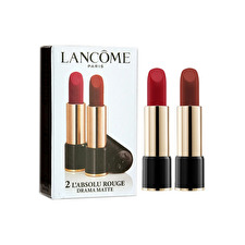 Lancome Set Duo L'absolu Rouge Matte Cream Lipstick 290 Drama 2 Pcs 3.4 G
