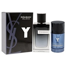 Yves Saint Laurent Set Yves Saint Laurent: Y Intense Eau De Parfum For Men 100ml & Y Anti-perspirant Deodorant Stick For Men 75 G