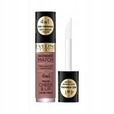 Eveline Cosmetics Wonder Match 4in1 Lip & Cheek Balm 2-in-1 05 4.5ml