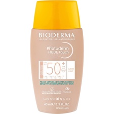 Bioderma Photoderm Nude Touch Fluid Spf 50+ - Protective Toned Fluid For Combination To Oily Skin 40ml