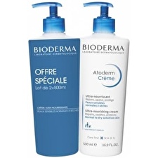 Bioderma Atoderm Ultra-nourishing Moisturising Cream Duopack 1000ml