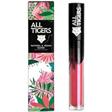 All Tigers Natural & Vegan Natural Shining Lip Gloss 601 Silence The Critics 8ml