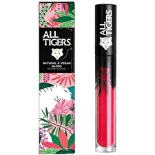 All Tigers Natural & Vegan Natural Shining Lip Gloss 801 Live With Passion 8ml