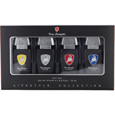 Tonino Lamborghini Lamborghini Variety 4 Piece Variety With Prestigio & Mitico & Intenso & Acqua And All Are Eau De Toilette 0.5oz