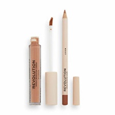 Makeup Revolution Set Makeup Revolution: Liquid Lipstick Lover 3ml & Precision Lip Liner Lover 1 G