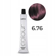 Subrina Professional Permanent Colour Argan Permanent Hair Dye 6/76 Dark Blonde Violet Chestnut 100ml