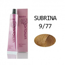 Subrina Professional Unique Permanent Hair Dye 9/77 Very Light Blond - Intense Chestnut 100ml