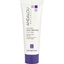 Andalou Naturals Ultra Sheer Daily Defense Facial Lotion Spf 18 -- 80ml/2.7oz