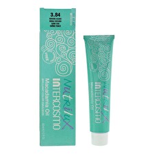 Intercosmo Nutrilux Macadamia Oil Permanent Hair Dye 3.84 Dark Oak 60ml