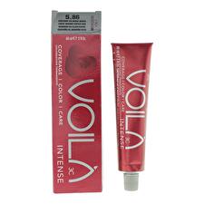 Intercosmo Voila 3c Intense Permanent Hair Dye 5.86 Light Brown Toffee Red 60ml