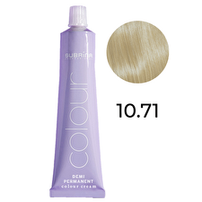 Subrina Professional Demi Permanent Colour Demi-permanent Hair Dye 10/71 Stone Lightest Blonde 60ml