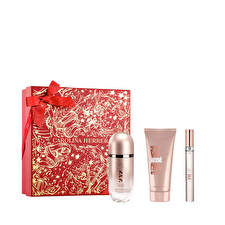 Carolina Herrera Set Carolina Herrera: 212 Vip Rose Eau De Parfum For Women 80ml & 212 Vip Rose Eau De Parfum For Women 10ml & 212 Vip Rose Moisturising Body Lotion 100ml
