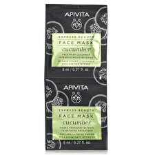 Apivita Express Beauty Face Mask with Cucumber (Intensive Moisturization) - Unboxed 6x(2x8ml)