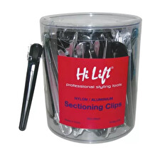 Hi Lift Nylon/aluminium Sectioning Clips 36 Pc Tub Black