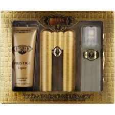 Cuba Cuba Prestige Legacy For Men - 3 Pc Gift Set 90ml/3oz Eau De Toilette Spray 180ml/6.6oz Shower Gel 90ml/3.3oz After Shave 90ml/3oz