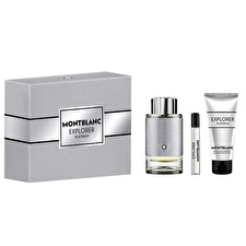 Montblanc Set Montblanc: Explorer Platinum Eau De Parfum For Men 100ml & Explorer Platinum Eau De Parfum For Men 7.5ml & Explorer Platinum Cleansing Shower Gel For All Skin Types 100ml