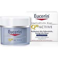 Eucerin Q10 Active (all Types Of Sensitive Skin) - Regenerating Night Anti-wrinkle Cream 50ml
