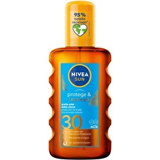 Nivea Sun Protects&tans Oil Spf30 200ml