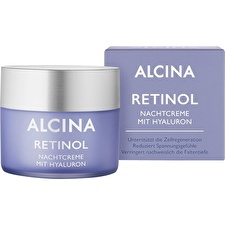 Alcina Retinol Night Cream With Hyaluron - Regenerating Night Face Cream 50ml