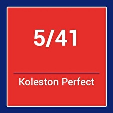 Wella Professionals Koleston Perfect Permanent Hair Dye 5/41 Light Red Ash Brown 60ml