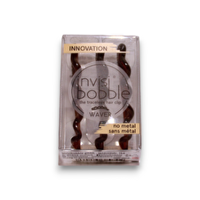 InvisiBobble Set Trio Invisibobble Waves Hair Clip Pretty Dark 3 Pcs