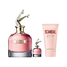 Jean Paul Gaultier Set Jean Paul Gaultier: Scandal Hydrating Body Lotion 75ml & Scandal Eau De Parfum For Women 6ml *miniature & Scandal Eau De Parfum For Women 80ml