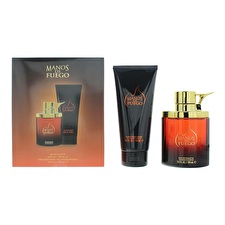 Manos De Fuego Set Manos De Fuego: Caliente Eau De Toilette For Men 100ml & Caliente Body Wash For Hair & Body 150ml