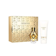 Paco Rabanne Set Paco Rabanne: Million Gold Hydrating Body Lotion 100ml & Million Gold Eau De Parfum For Women Refillable 50ml