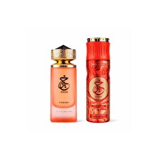 Paris Corner Set Paris Corner: Khair Fusion Eau De Parfum Unisex 100ml & Khair Fusion Deodorant Spray For Women 200ml