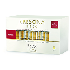 Labo Crescina Transdermic Hfsc 1300 For Growth Stimulation Ampoules Treatment Serum For Scalp For Women 40 Pcs 3.5ml
