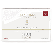 Labo Set Crescina Transdermic Hfsc 1300 For Growth Stimulation Ampoules Treatment Serum For Scalp For Women 5 Pcs 3.5ml