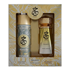 Paris Corner Set Paris Corner: Khair Felicity Eau De Parfum For Women 100ml & Khair Felicity Deodorant Spray For Women 200ml