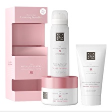 Rituals Sakura Trial Set Foaming Shower Gel 50ml/body Scrub 125g/body Cream 70ml 245ml
