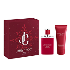 Jimmy Choo Set Jimmy Choo: Man Extreme Eau De Parfum For Men 50ml & Man Extreme Shower Gel For Hair & Body For All Skin Types 100ml