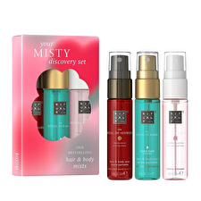 Rituals Set Rituals: The Ritual Of Ayurveda Hair Scented Mist For Women 20ml & The Ritual Of Karma Hair Scented Mist For Women 20ml & The Ritual Of Sakura Hair Scented Mist For Women 20ml