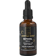 Grounded Egyptian Gold Retinol Serum Hyaluronic Acid Facial Serum 50ml/1.7oz