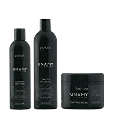 Kemon Unamy System Control Intensive Set Kemon: Control Intensive Hair Shampoo 400ml & Control Intensive Hair Conditioner 250ml & Control Intensive Hair Treatment Cream Mask 500ml