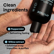 Attitude Super Leaves Eukalyptus & Sage Shampoo & Conditioner - Pánský Zklidňující šampon A Kondicionér 2v1 415ml