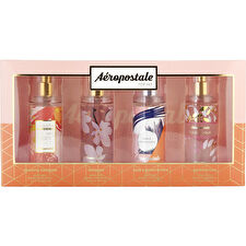 Aeropostale Variety 4 Piece Variety With Graceful Gardenia & Blushing & Sag Honeysuckle & Golden Hour And All Are Body Mist 90ml/3.4oz