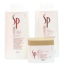 Wella Sp Luxe Oil Shampoo & Conditioner 1000ml Mask 400ml Trio