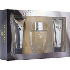 Top Gun Set Top Gun: Chevron Eau De Toilette For Men 100ml & Chevron Hydrating Body Wash Body & Hair 100ml & Chevron Hydrating After-shave Balm 100ml